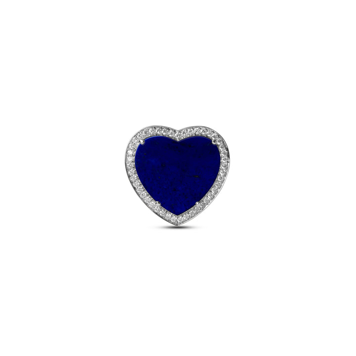 Amore Rings Lapis Lazuli White Gold Large
