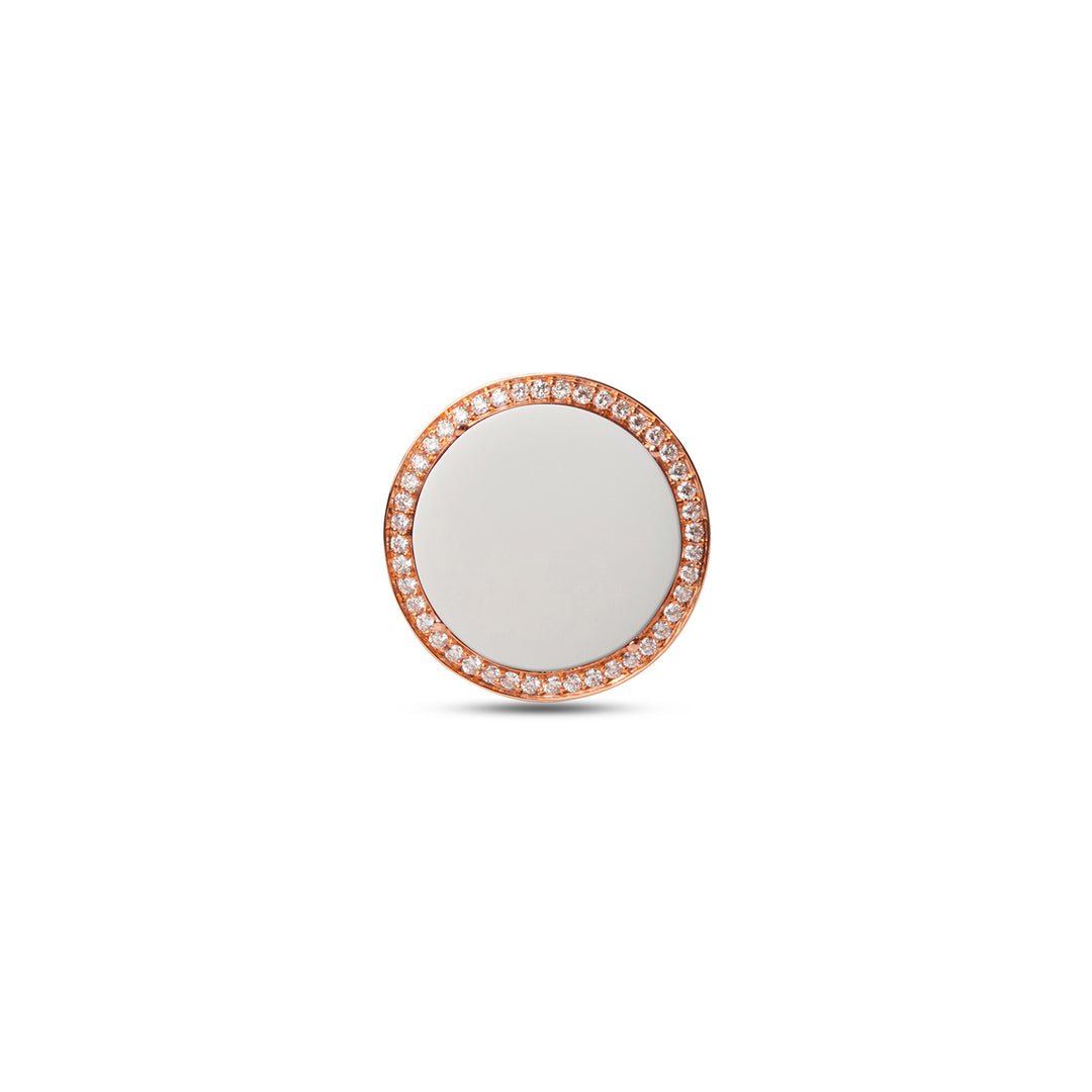 Eternity Rings White Agate Rosé Gold Large