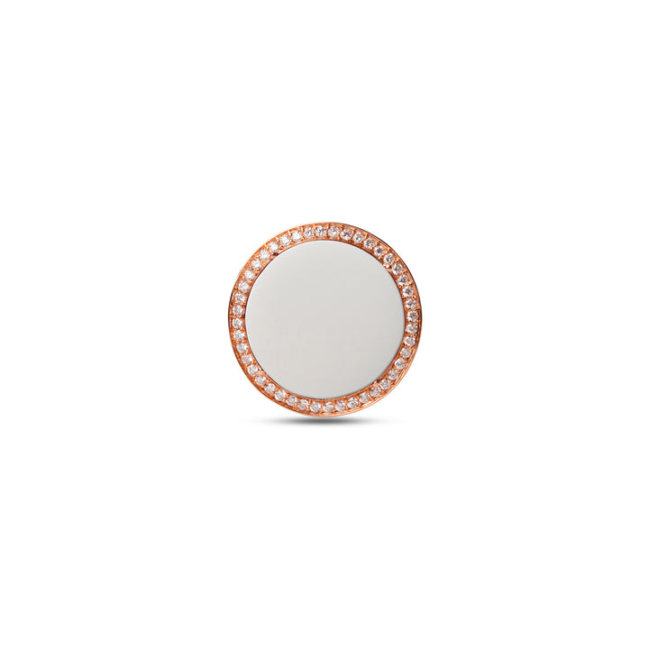 Eternity Rings White Agate Rosé Gold Large