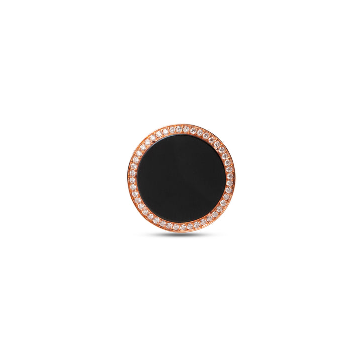 Eternity Rings Onyx Rosé Gold Large