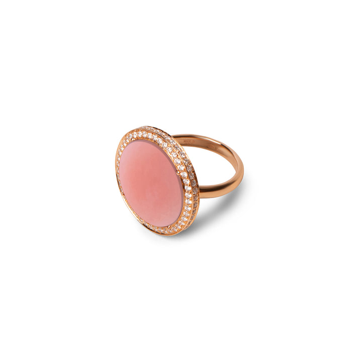 Eternity Rings Pink Opal Rosé Gold Large