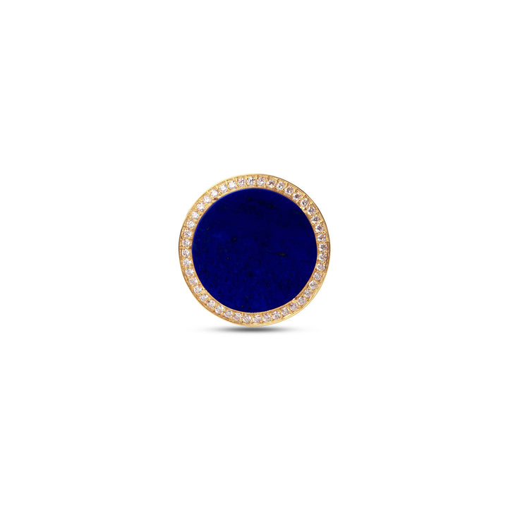 Eternity Rings Lapis Lazuli Yellow Gold Large