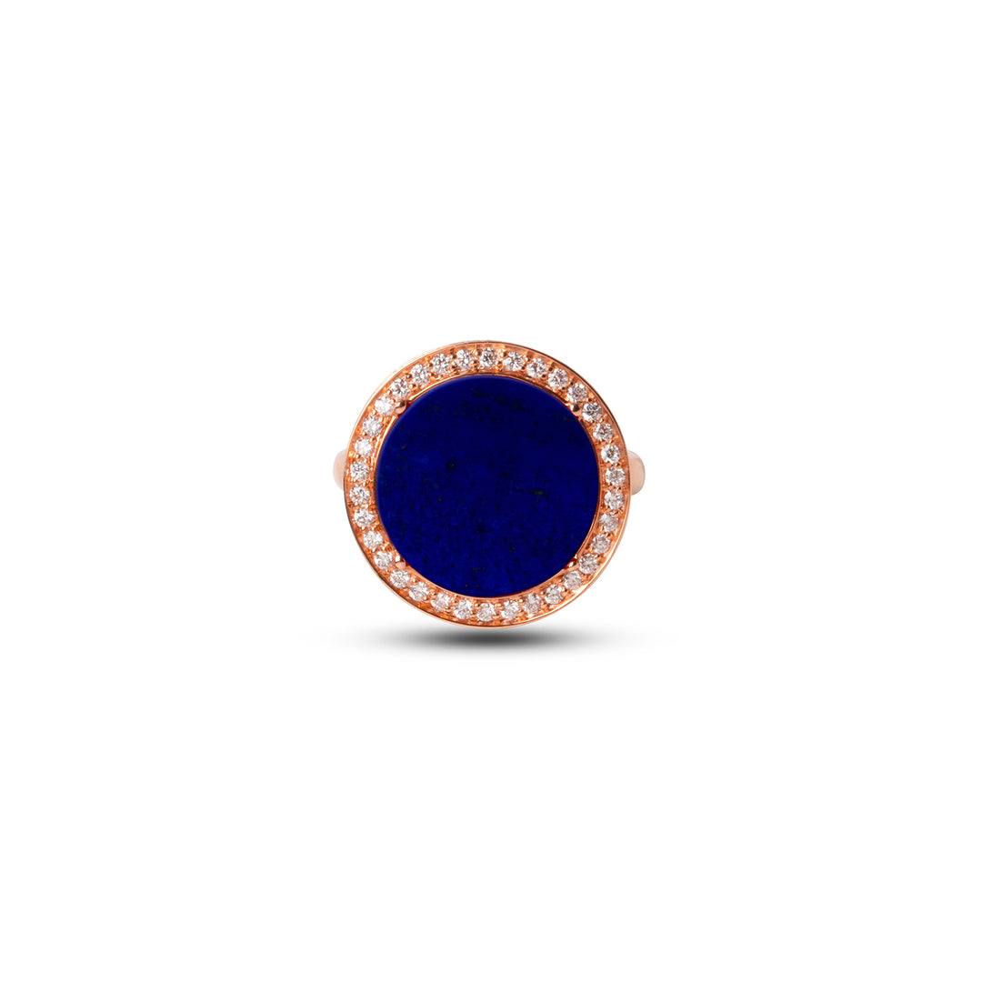 Eternity Rings Lapis Lazuli Rosé Gold Medium