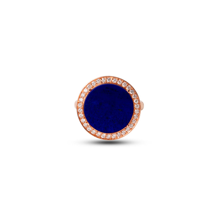 Eternity Rings Lapis Lazuli Rosé Gold Medium