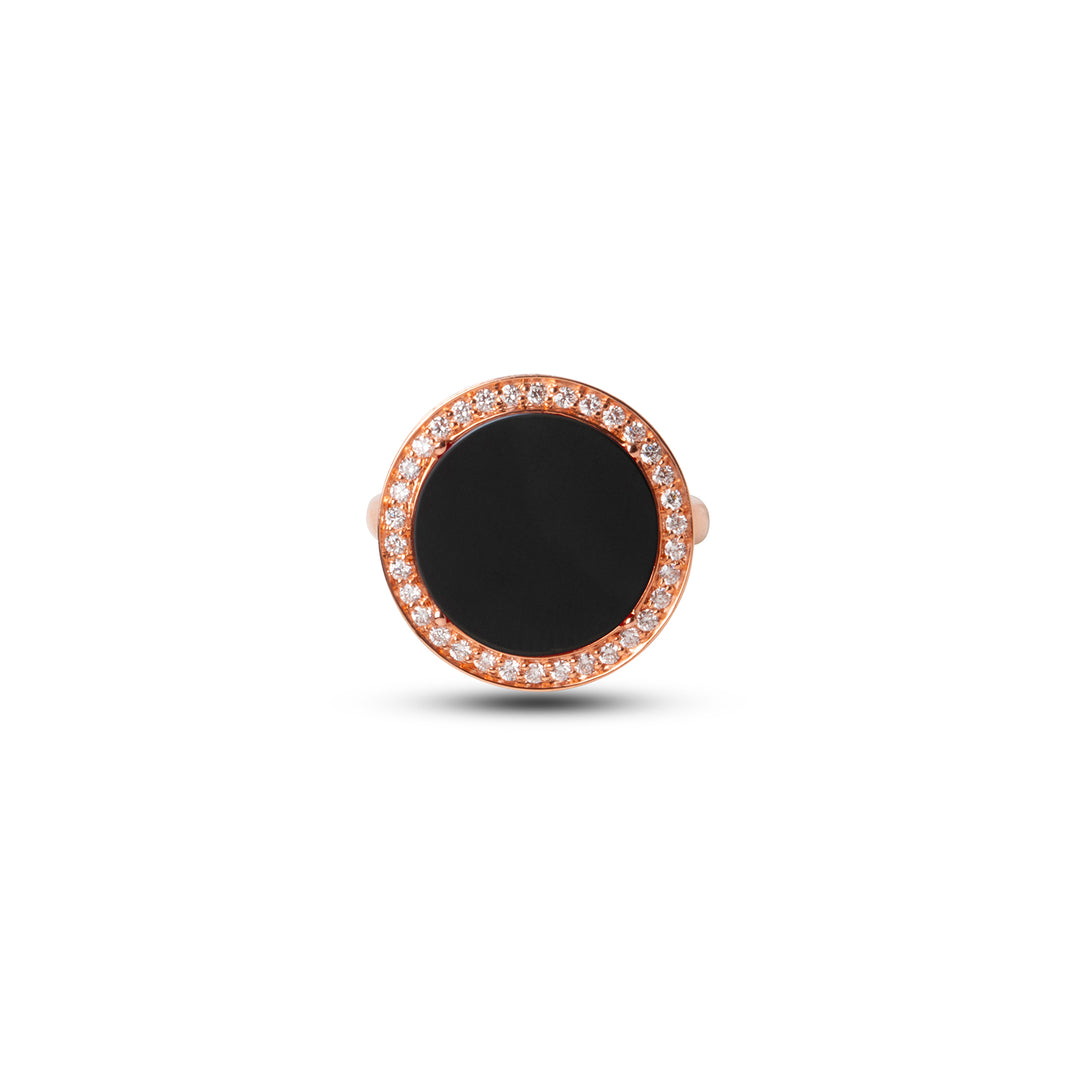 Eternity Rings Onyx Rosé Gold Medium