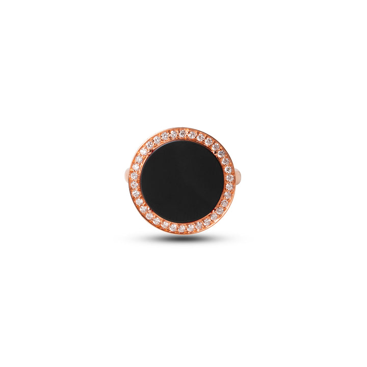 Eternity Rings Onyx Rosé Gold Medium
