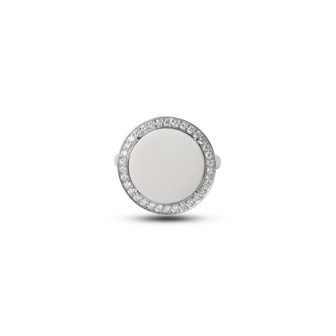 Eternity Rings White Agate White Gold Medium