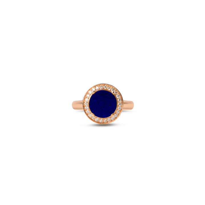 Eternity Rings Lapis Lazuli Rosé Gold Small