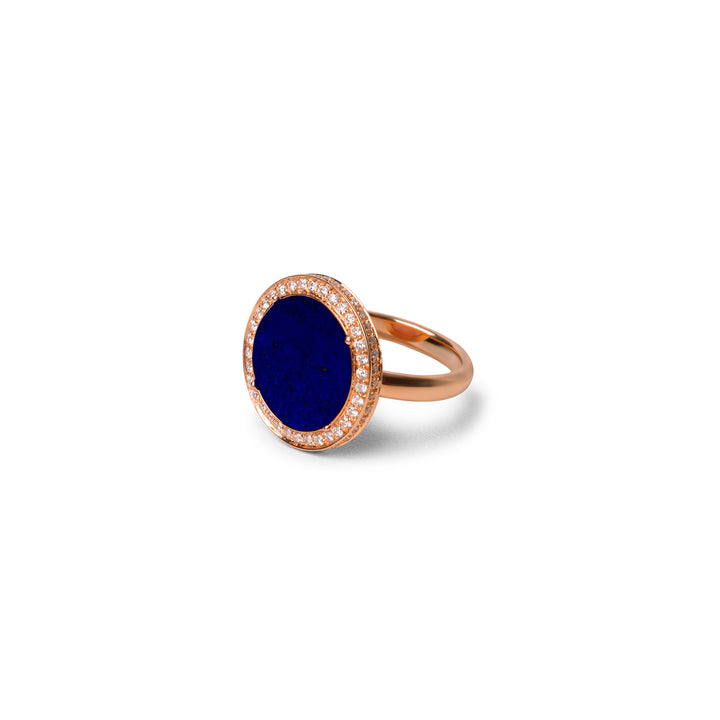 Eternity Rings Lapis Lazuli Rosé Gold Medium