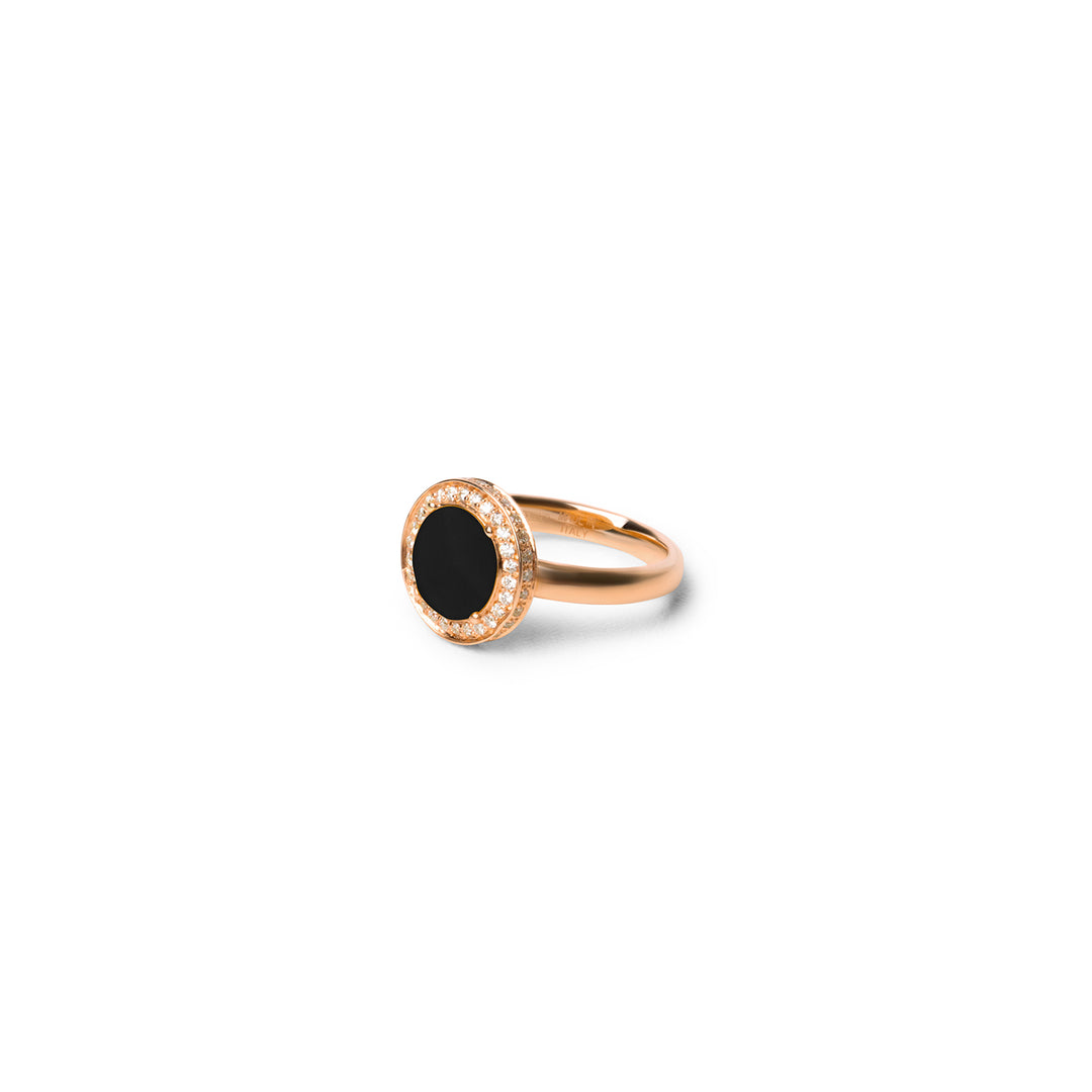 Eternity Rings Onyx Rosé Gold Small