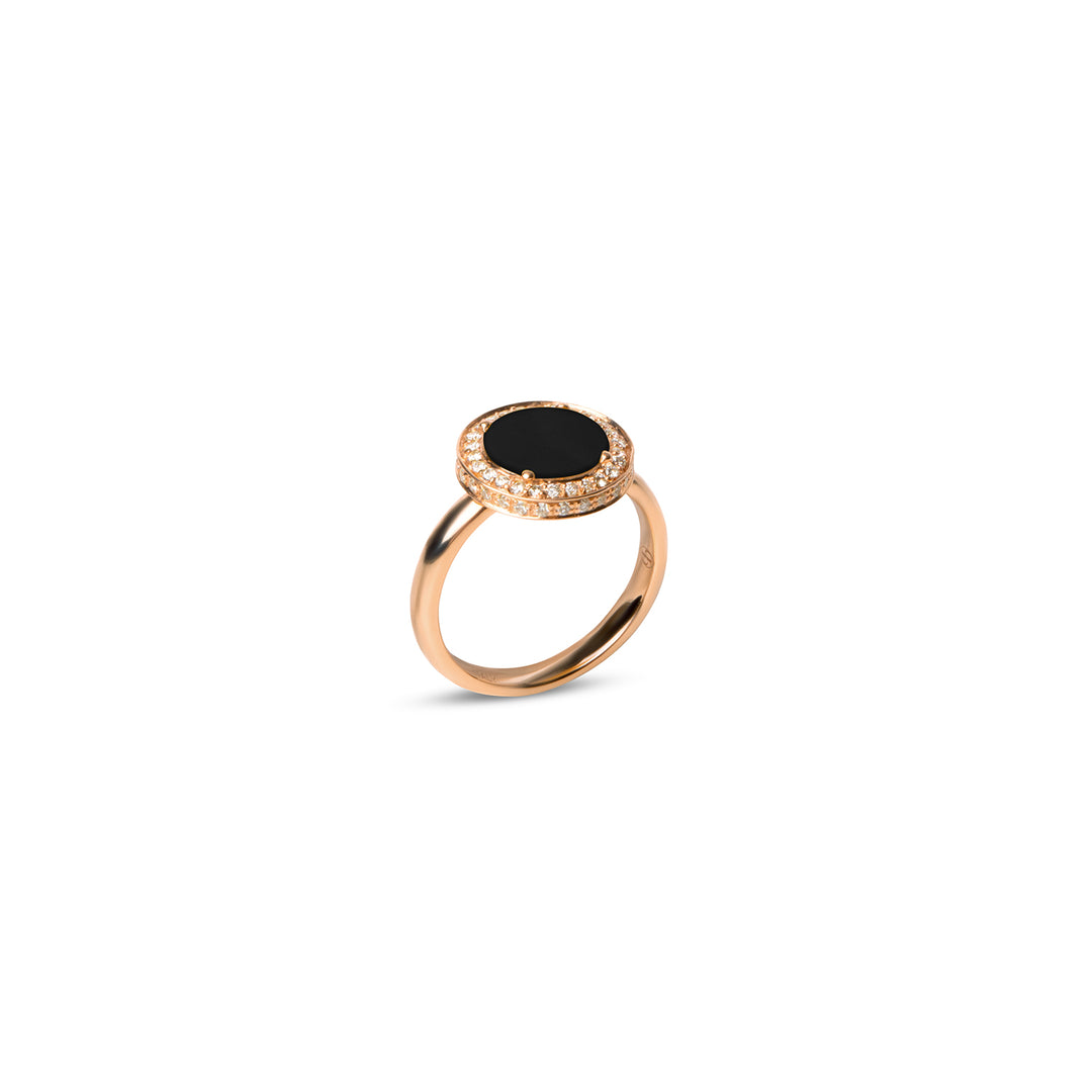 Eternity Rings Onyx Rosé Gold Small