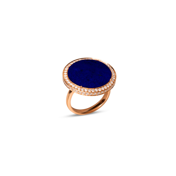 Eternity Rings Lapis Lazuli Rosé Gold Large