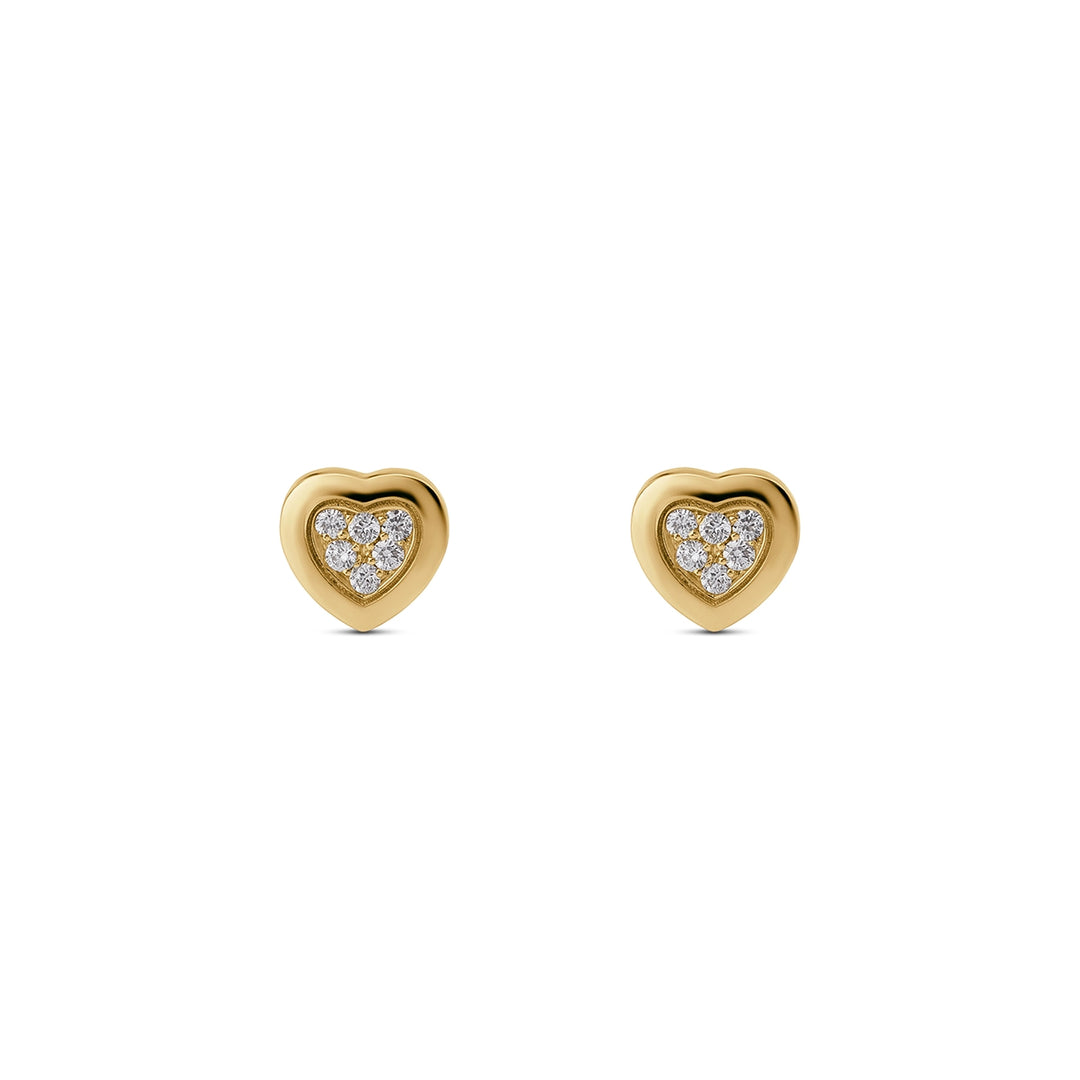 Amore Earrings Bambina Diamond Yellow Gold