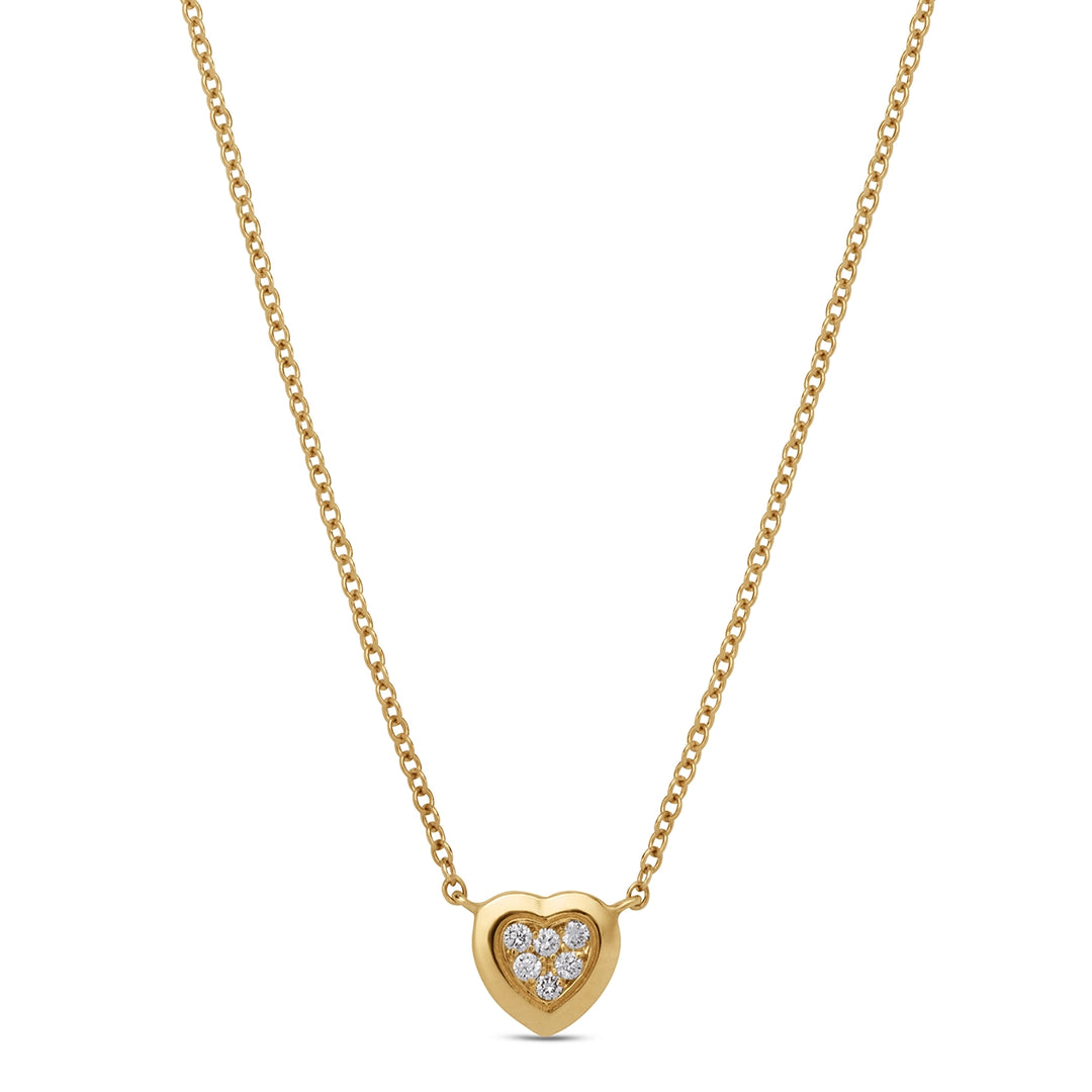 Amore Necklace Bambina Diamond Yellow Gold